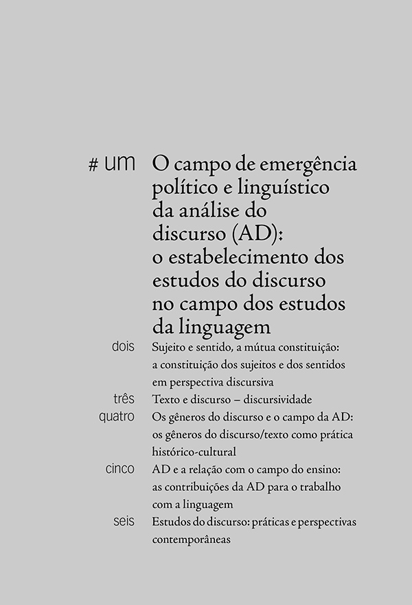 Introdução à Análise Do Discurso Perspectivas Teórico Práticas