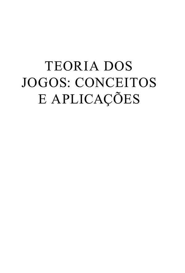 A Teoria dos Jogos